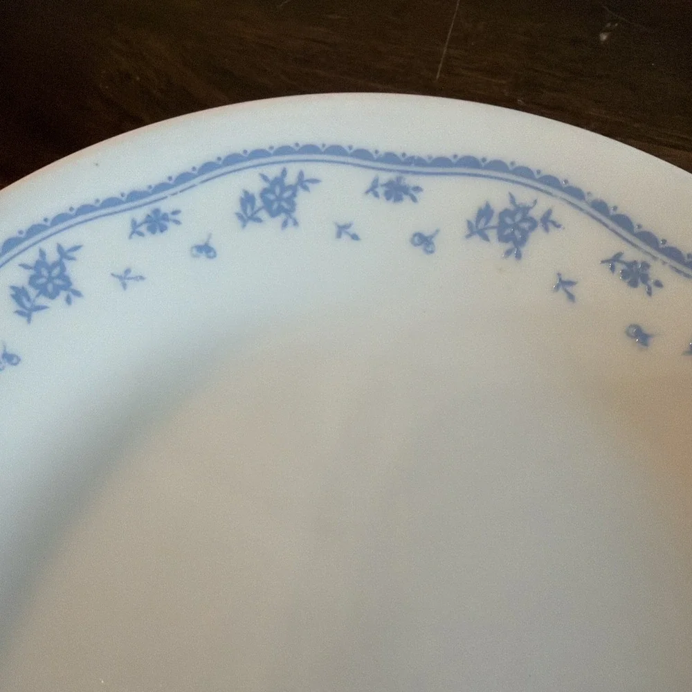 Lot Of 2 Corelle Corning Morning Blue Flowers Dessert Bread Plates 6¾